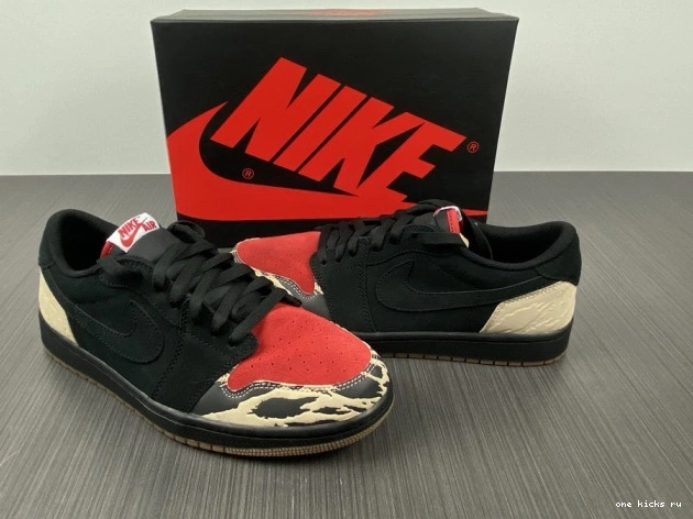 Chep Onekick SoleFly x DN3400-001 Air Jordan 1 Low Carnivore 0808